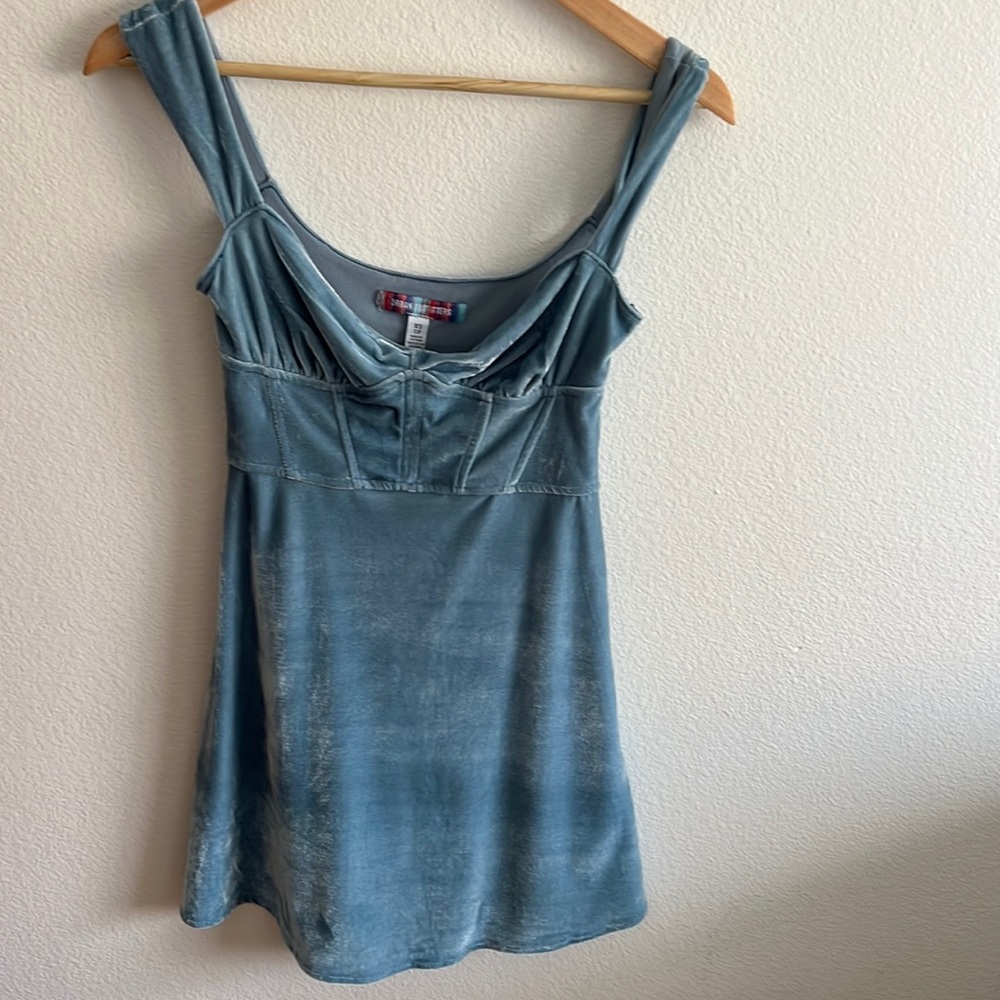 Baby Blue Velvet Dress ✨💙